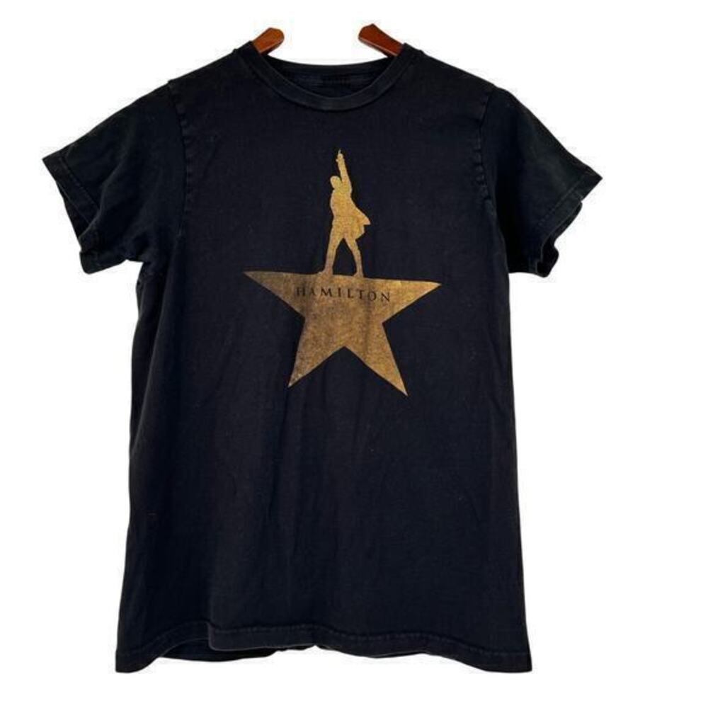 Creative Goods Hamilton star logo Musical merch short sleeve t-shirt size medium